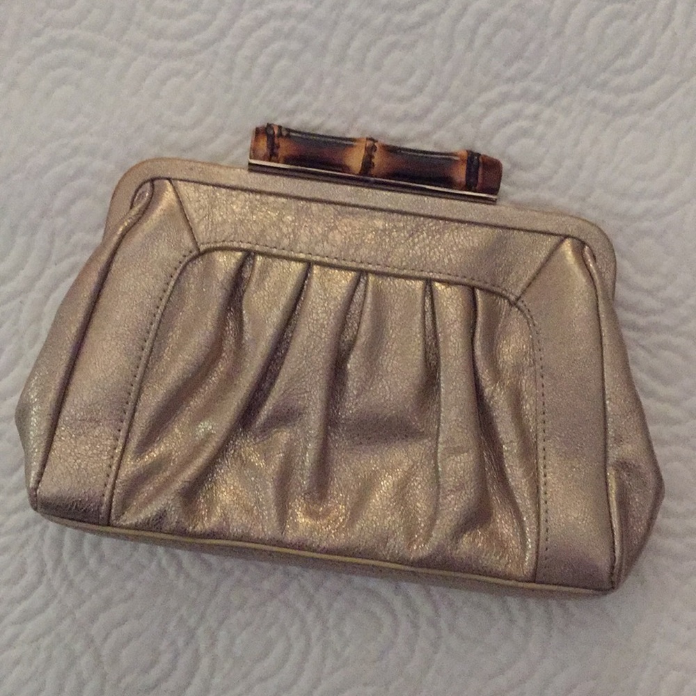 Gorgeous Golden leather Purse by Elaine Turner!